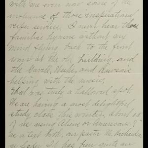 a page of handwritten text