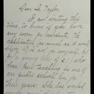 a page of handwritten text