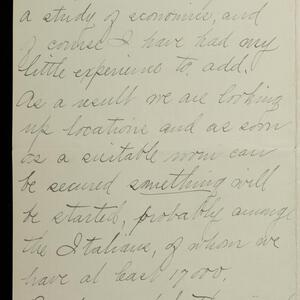 a page of handwritten text