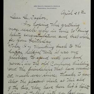 a page of handwritten text