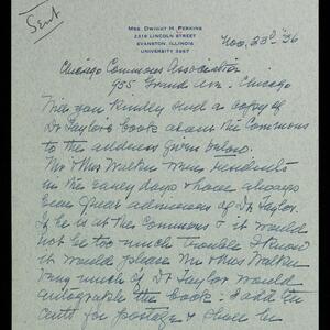 a page of handwritten text