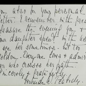 a page of handwritten text