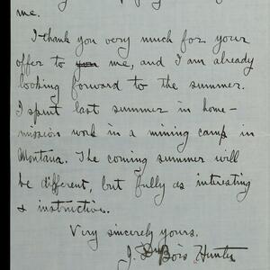 a page of handwritten text