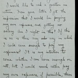 a page of handwritten text