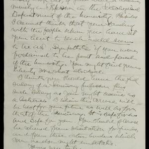 a page of handwritten text