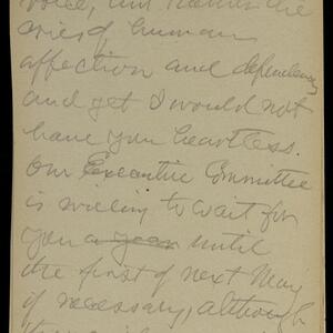 a page of handwritten text