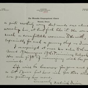 a page of handwritten text