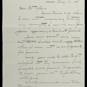 a page of handwritten text