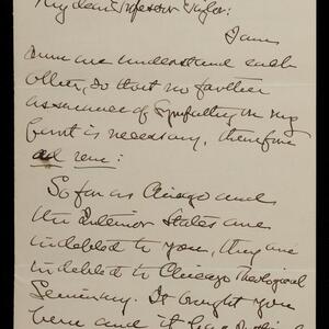 a page of handwritten text