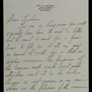 a page of handwritten text