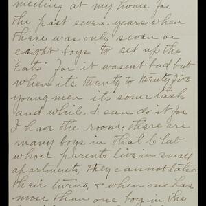 a page of handwritten text