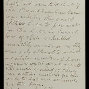a page of handwritten text