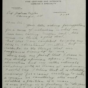 a page of handwritten text