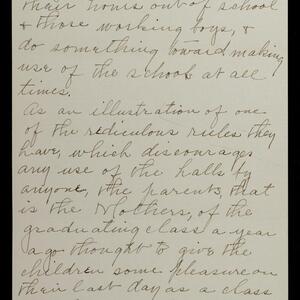 a page of handwritten text