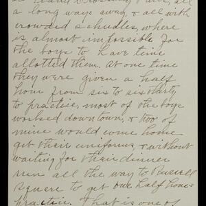 a page of handwritten text