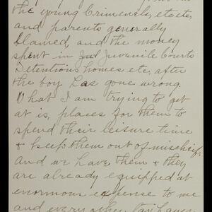 a page of handwritten text