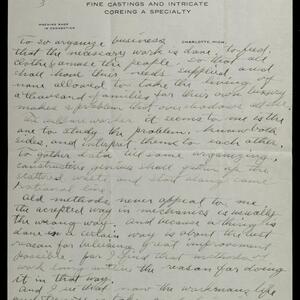 a page of handwritten text