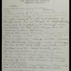 a page of handwritten text