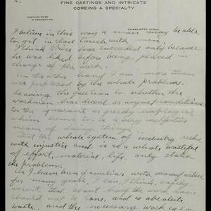 a page of handwritten text