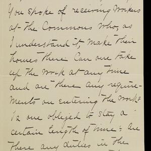 a page of handwritten text