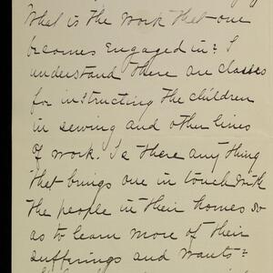 a page of handwritten text