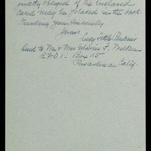 a page of handwritten text