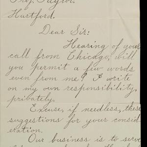 a page of handwritten text