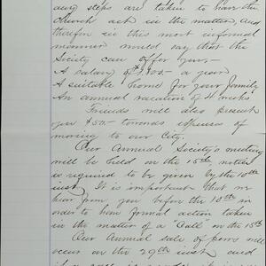 a page of handwritten text