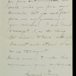 a page of handwritten text