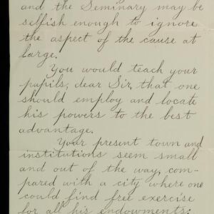a page of handwritten text