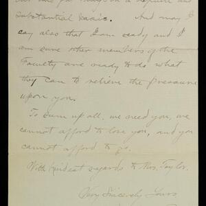 a page of handwritten text
