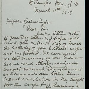 a page of handwritten text