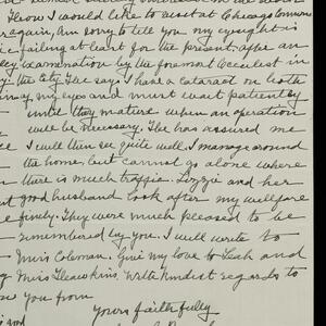 a page of handwritten text