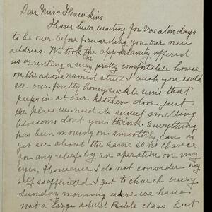 a page of handwritten text