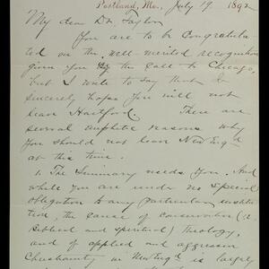 a page of handwritten text