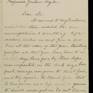 a page of handwritten text