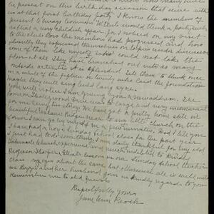 a page of handwritten text