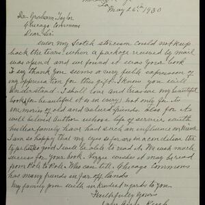 a page of handwritten text