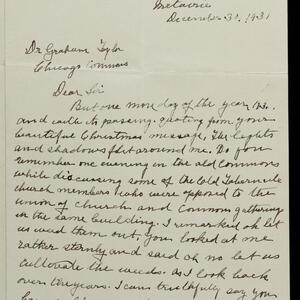 a page of handwritten text
