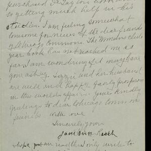 a page of handwritten text