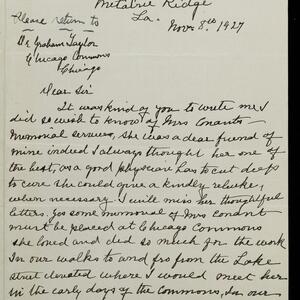 a page of handwritten text