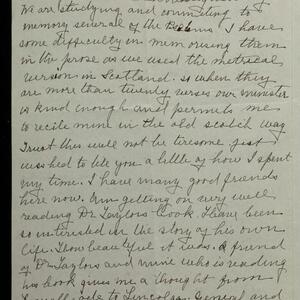 a page of handwritten text