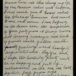 a page of handwritten text