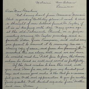a page of handwritten text