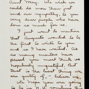 a page of handwritten text