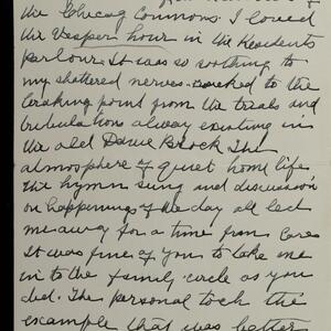 a page of handwritten text