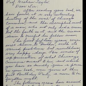 a page of handwritten text