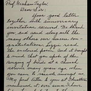 a page of handwritten text
