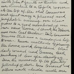 a page of handwritten text