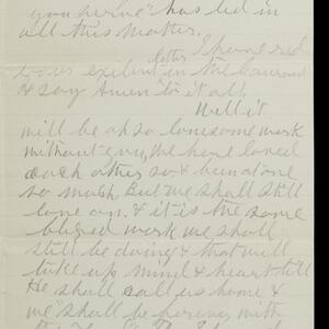 a page of handwritten text